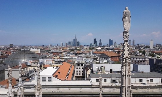 На крыше Дуомо в Милане