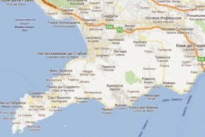 Карта побережья Амальфи