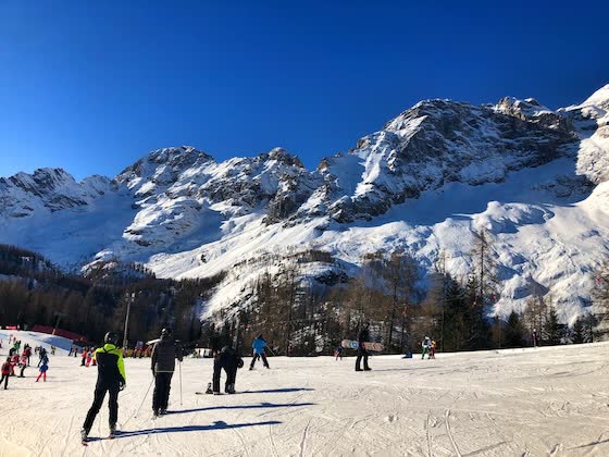 Лыжный отдых в Италии