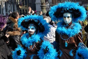 Открытие парада на Венецианском карнавале, фото, Венеция