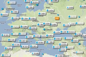 Карта дешевых авибилетов