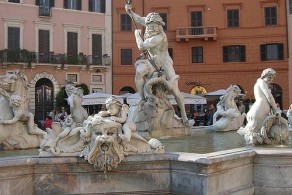 Площадь Навона, фото, Рим