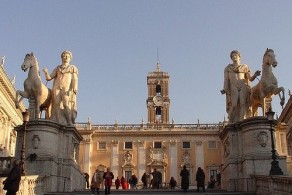 Площадь Капитолия, фото, Рим