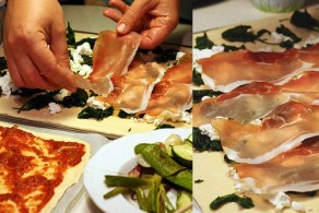 Процесс приготовления пиццы, фото, Италия