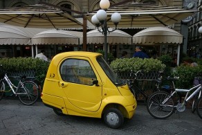 Электромобиль в Италии, фото, Италия
