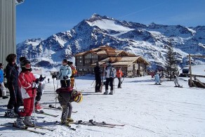 Итальянский горнолыжный курорт, фото, Бормио, Италия