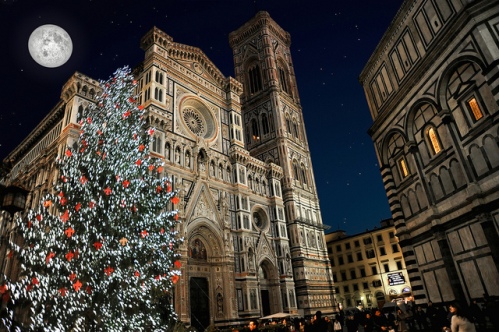 Рождество, фото, Флоренция, Италия