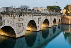 Мост Тиберия, фото, Римини, Эмилия-Романья, Италия