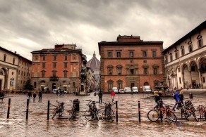 Площадь Сантиссима Аннунциата,фото, Флоренция, Италия