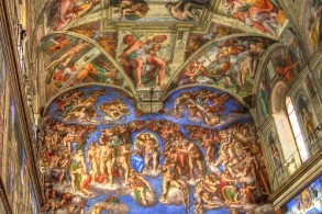 Сикстинская капелла, фото, Страшный суд, Ватикан, Рим, Италия