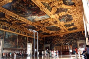 Зал Большого Совета в Палаццо Дукале, фото, Венеция, Италия