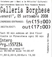 Билет в Галерею Боргезе, фото, Рим, Италия