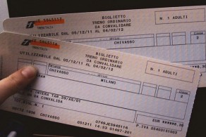 Билет на Миланский поезд, фото, Италия
