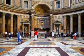 Пантеон в Риме изнутри, фото, Рим, Италия