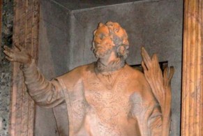 Пантеон в Риме, фото, статуя Агриппы, Рим, Италия