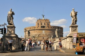 Замок Святого Ангела, фото, Мавзолей Адриана, Рим, Италия