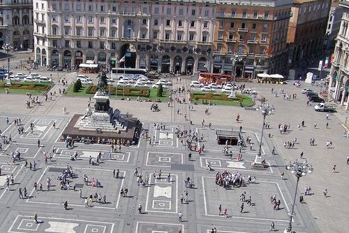 Площадь Дуомо в Милане