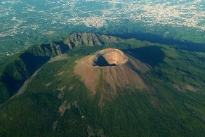 Везувий, фото, кратер вулкана, Кампания, Италия