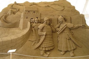 Лидо ди Езоло, фото, Песочные скульптуры, Венето, Италия