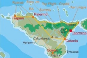 Аэропорты Сицилии, фото, карта Сицилии, Италия