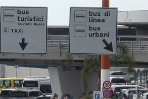 Главные аэропорты Сицилии, фото, Аэропорт Катания, Автобусы, Сицилия, Италия