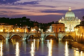 Май в Риме, фото, романтический вечер, Рим, Италия
