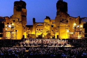 Рим в июне, фото, фестиваль «Римское лето», Римская опера в Термы Каракаллы, Италия