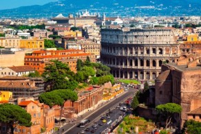 Погода в Риме в июне, фото, панорама Рима, Италия