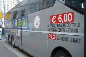 Междугородние автобусы в Италии, фото, Мальпенса, Милан, Италия