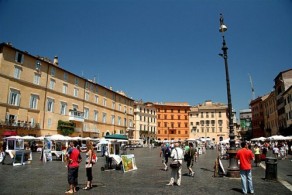 Чем заняться в Риме в июле, фото, прогулка по Пьяцца Навона, Рим, Италия