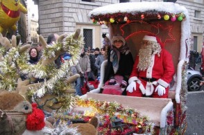 Культурная программа в Риме в январе, фото, Санта Клаус, Рим, Италия