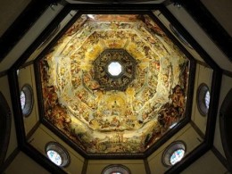 Купол Собора Санта-Мария-дель-Фьоре, фото, фреска «Страшный суд», Флоренция, Италия