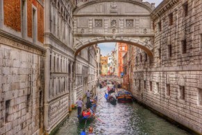 Самые известные мосты Венеции, фото, Мост Вздохов, Венеция, Италия