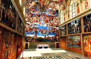 Сикстинская капелла в Ватикане, фото, Страшный суд и другие шедевры, Рим, Италия